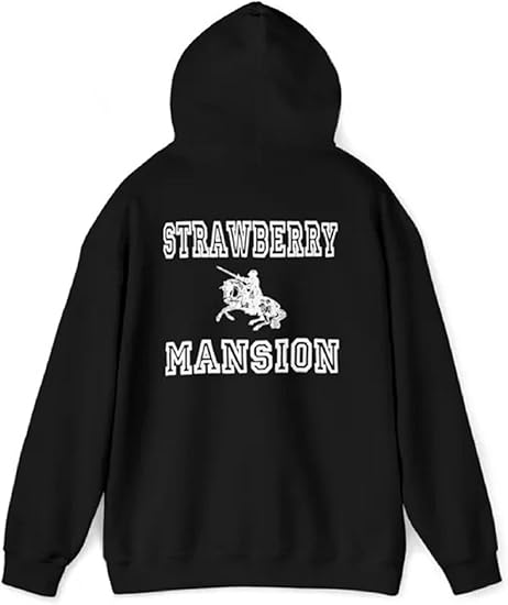 Strawberry Mansion Inspired Black Hoodie