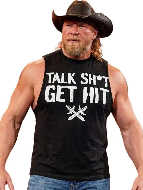 Brock Lesnar Talk Shit Get Hit Black Shirt