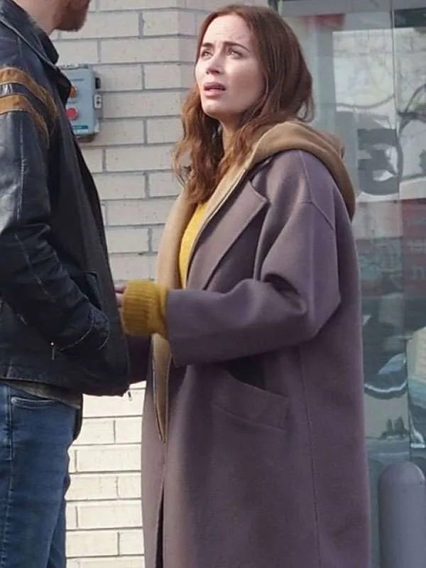 Alternative view of Disclosure Day Emily Blunt Wool Coat