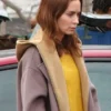 Emily Blunt Disclosure Day Wool Coat