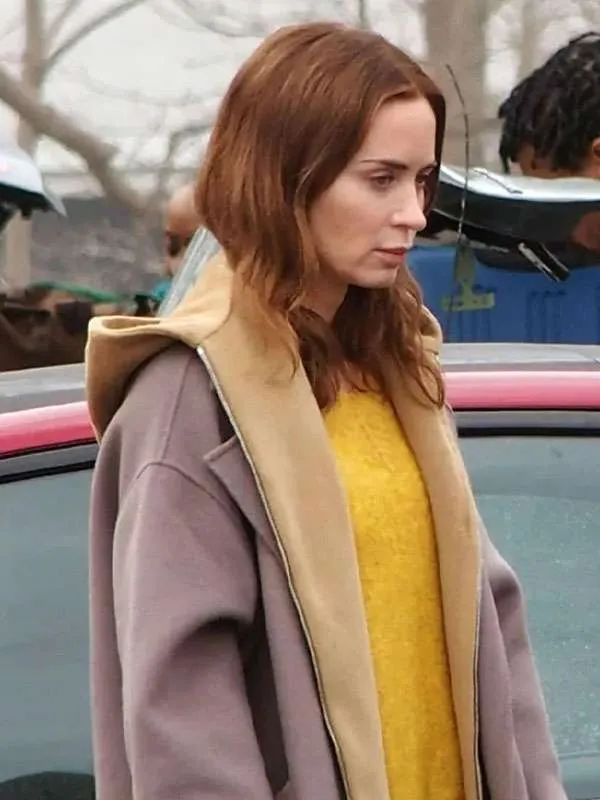 Emily Blunt Disclosure Day Wool Coat