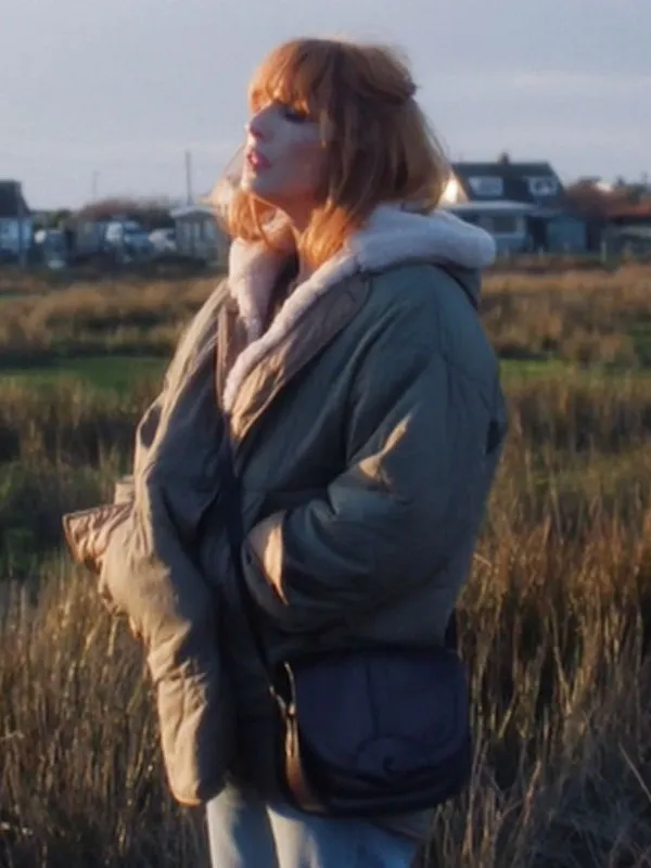 Kelly Reilly Green Quilted Jacket