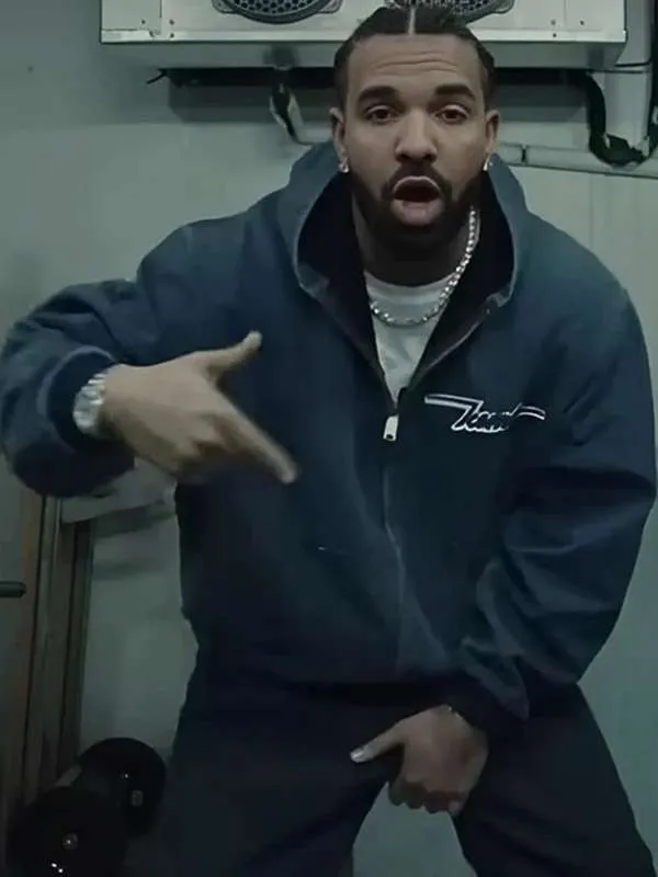 Rapper Drake Iceman Hooded Jacket