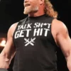 Brock Lesnar Monday Night RAW black shirt tank in a bold wrestling style