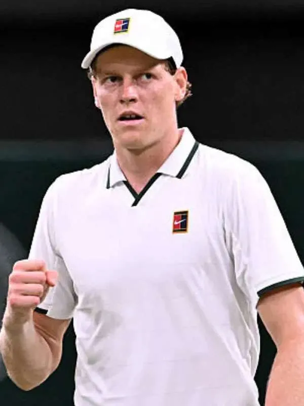 Alternative view of Jannik Sinner Wimbledon Championships T-Shirt
