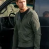 Tracker Justin Hartley Inspired Green Zip Hoodie