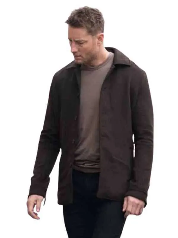 Tracker Justin Hartley Inspired Brown Wool Jacket