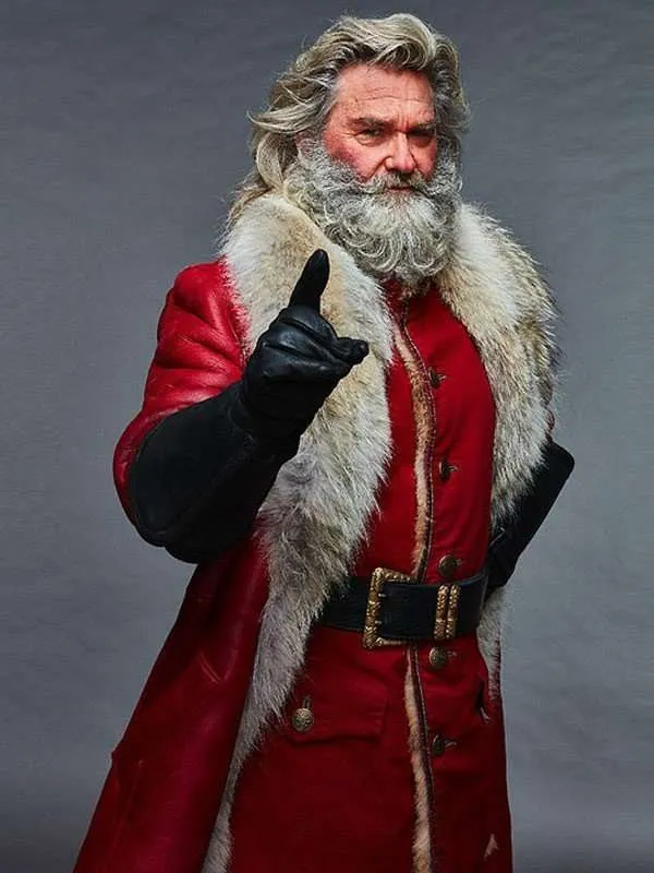 The Christmas Santa Claus Chronicles Shearling Coat