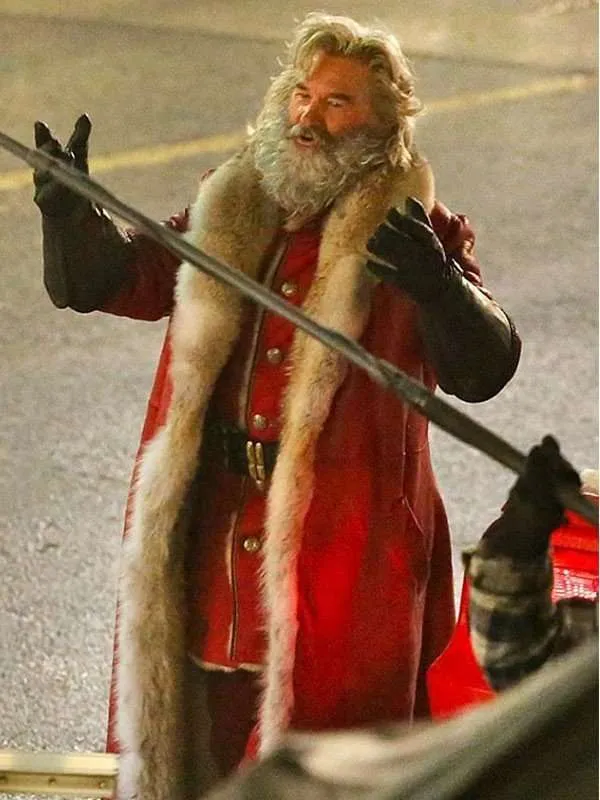 The Christmas Santa Claus Chronicles Shearling Coat - Image 2