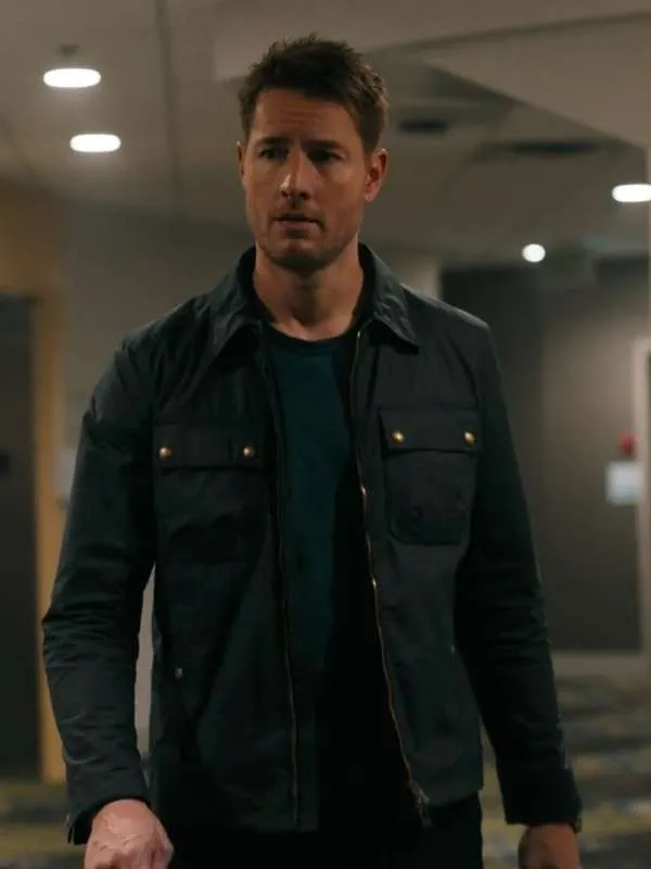 Tracker Justin Hartley Inspired Black Utility Jacket