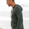 Tracker Justin Hartley Inspired Green Zip Hoodie
