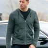 Tracker Justin Hartley Inspired Green Zip Hoodie